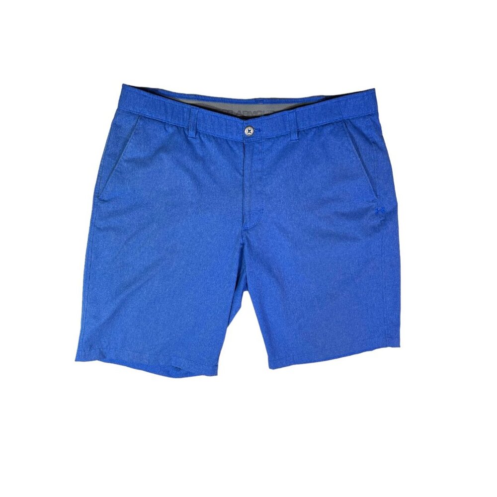 UA Under Armour Men's 38 Loose Fit Golf Match Play Vented Shorts Blue